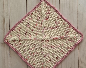 Dishcloth Knitting Pattern PDF for Digital Download Only