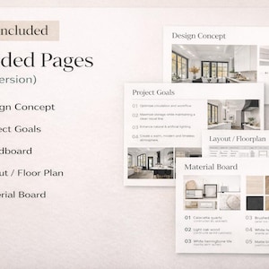 Plantilla de presentación para clientes de diseño de interiores de cocina (Canva) imagen 4