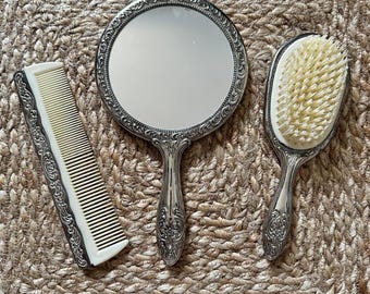 Vintage sminkbordsset