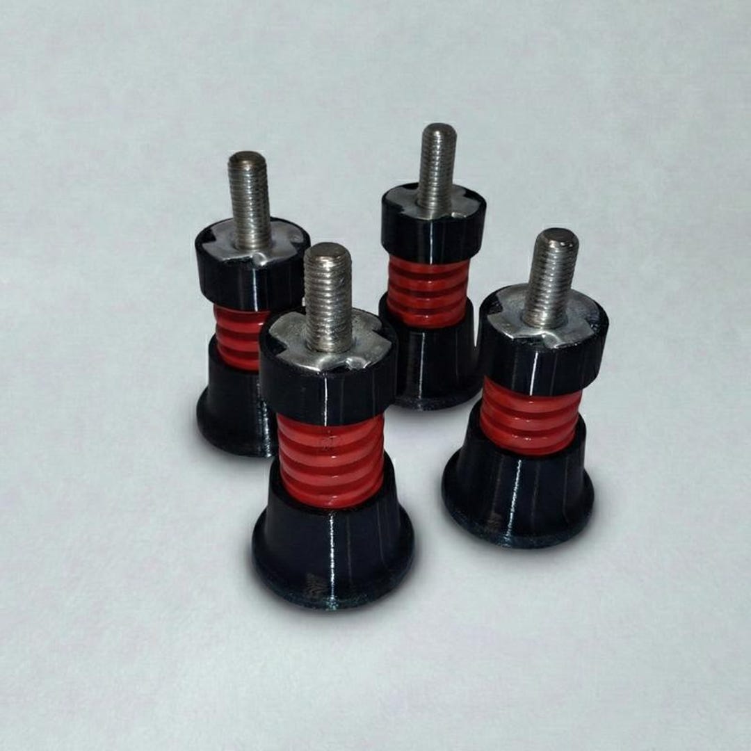Anti-vibration Rubber Isolators for Sim Racing Cockpits – Self-leveling ...