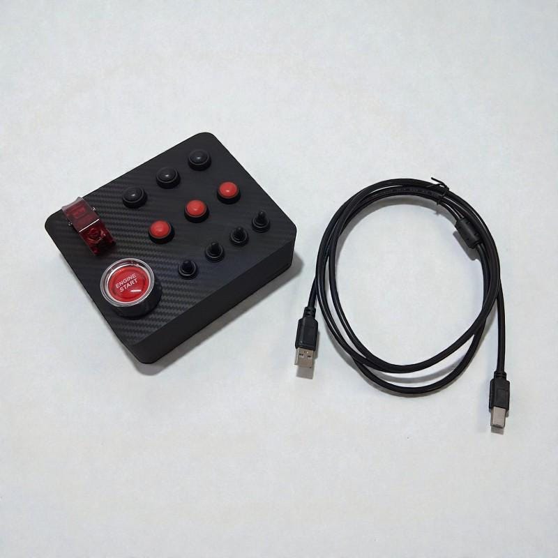 Button Box Sim Racing USB – Plug and Play – Immersion & Realism - Etsy