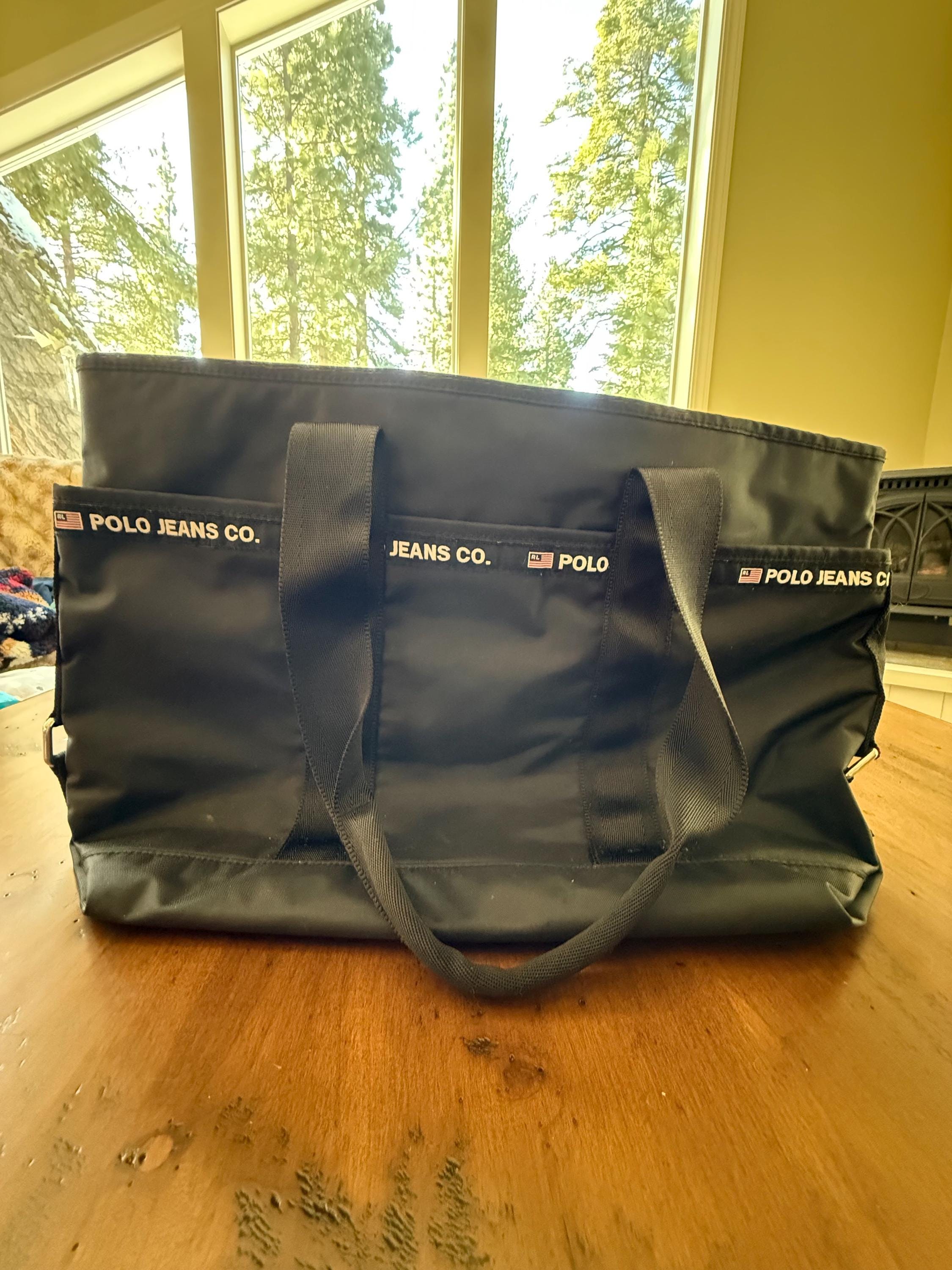 polo jeans ポロジーンズ　キャンバス ボストンバッグ Polo Jeans Bag - Etsy