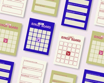 2026 Bingo Boards Printable Download with 3 Blank Boards and Reflection Prompts PDF