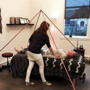 Pyramid Healing Energy. Large Copper Pyramid for Healers.