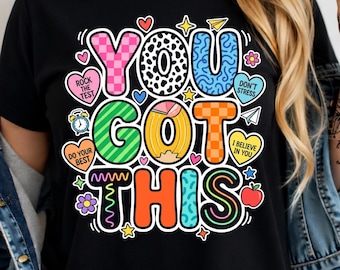 Es día de examen PNG, ¡Tú puedes, maestro! Diseño, Camiseta de exámenes estatales PNG, Día de examen STAAR, Coordinador de exámenes, Sublimación motivacional para maestros