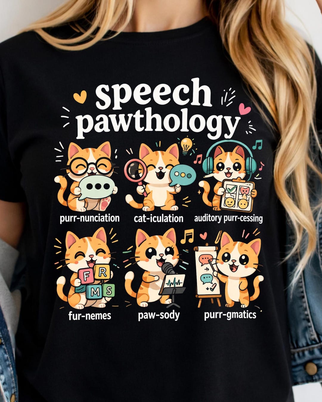 Funny Cat Speech Therapy PNG, Cute SLP Cat Design, Speech Language ...