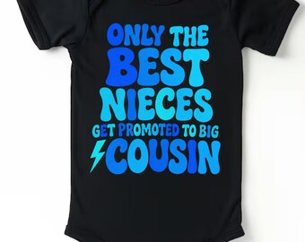 Solo las mejores sobrinas ascienden a prima mayor PNG, anuncio de prima mayor, diseño de sublimación para revelación de embarazo, descarga digital