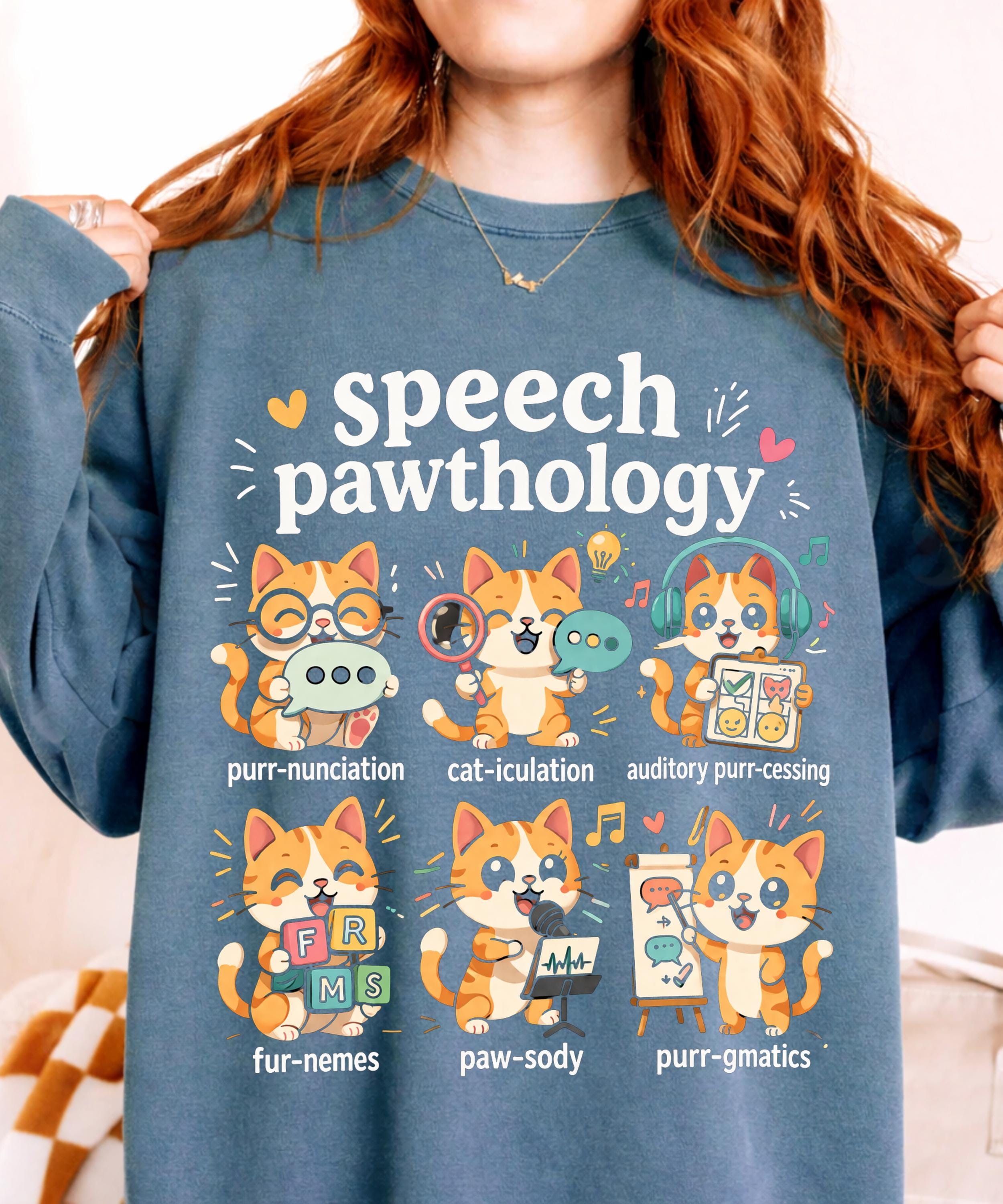 Funny Cat Speech Therapy PNG, Cute SLP Cat Design, Speech Language ...