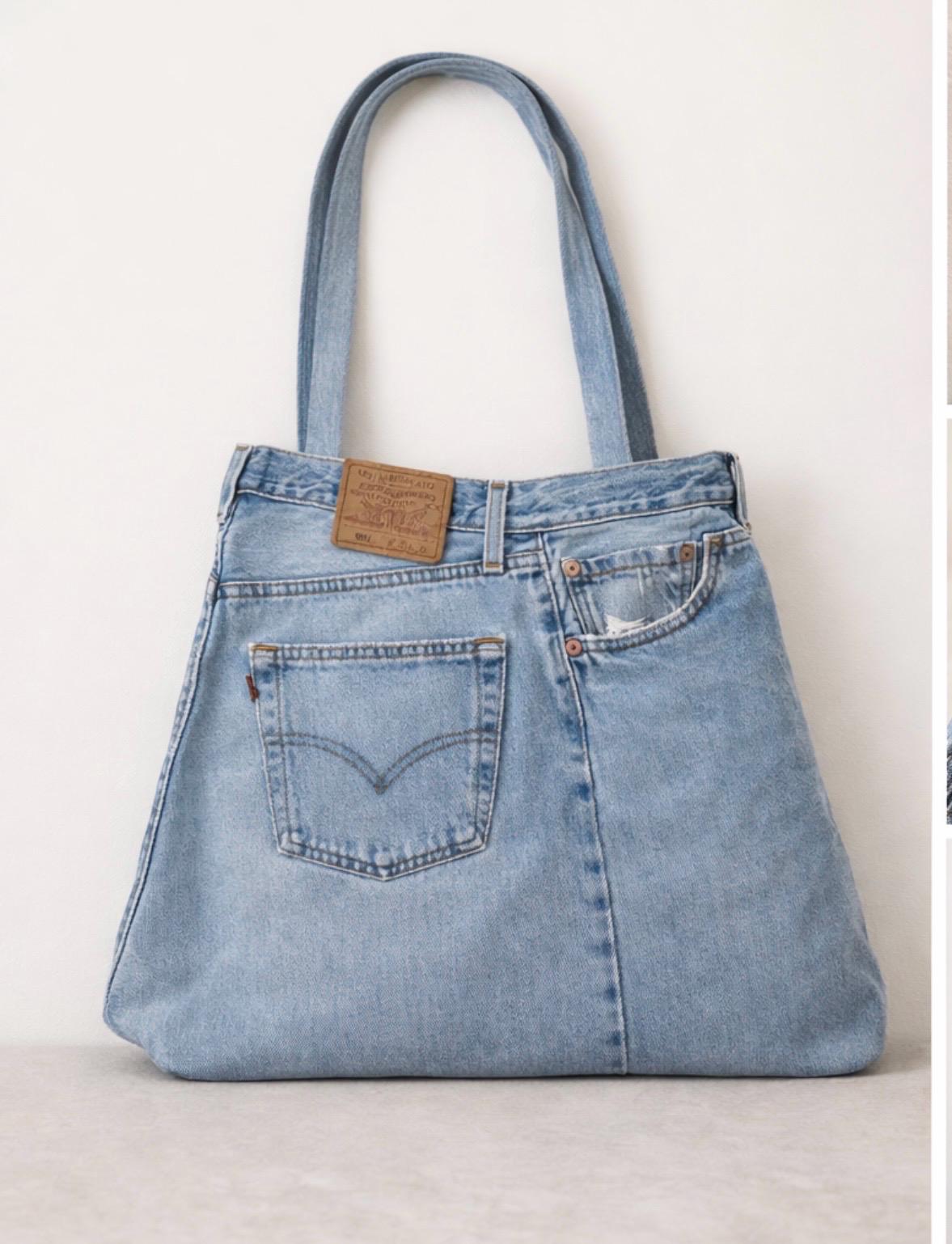 Levi denim tote bag - Etsy 日本