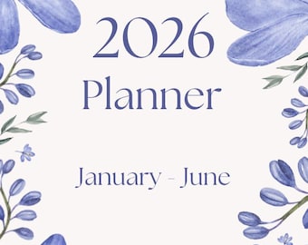 2026 datiert Tagesplaner | Digitaler Planer PDF | Januar–Dezember | Printable & iPad Planer