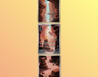 Charmander 168/165 Holographic Extended Binder Art Cards - Michi Method Pokemon Custom Fan Art