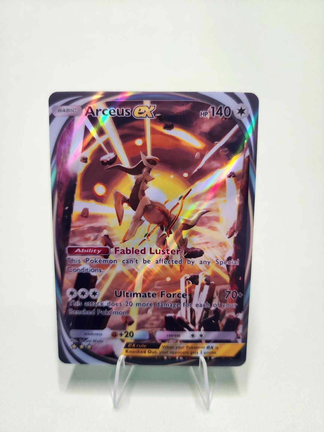 Arceus Ex - Pokemon Pocket - Immersive Holo Full Art - Triumphant Light ...
