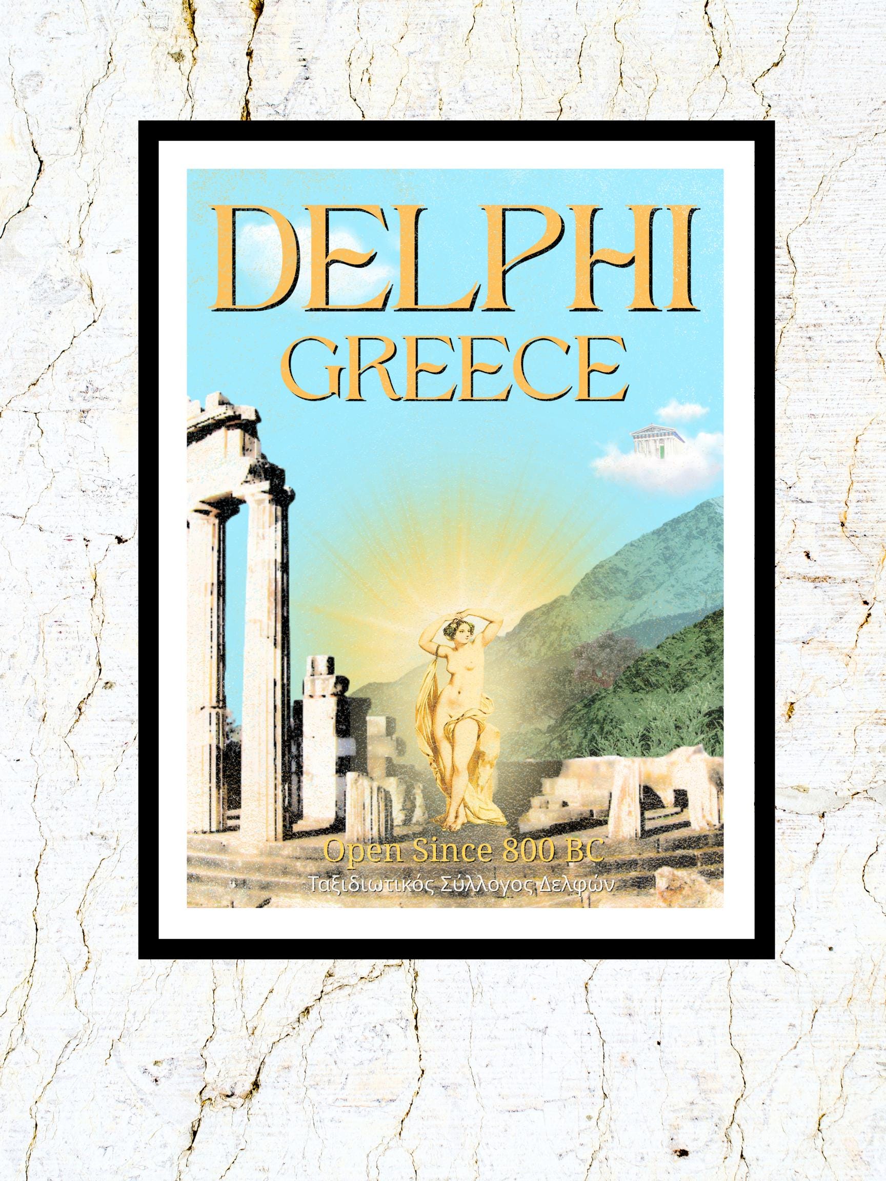 Oracle of Delphi Poster - Etsy
