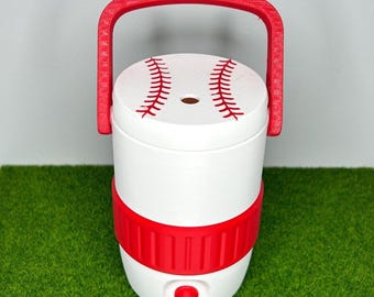Mini Cooler Can Cooler | Retro 12oz Drink Holder | 12oz Water Cooler Can Holder | Retro Beverage Sleeve |