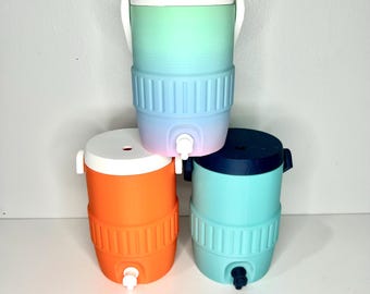 Mini Cooler Can Koozie | Retro 12oz Drink Holder | 12oz Water Cooler Can Holder | Retro Beverage Sleeve |