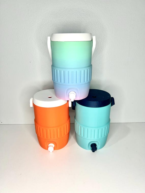 Mini Cooler Can Koozie | Retro 12oz Drink Holder | 12oz Water Cooler Can Holder | Retro Beverage Sleeve |