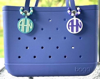 Personalized Monogram Charms for Bogg Bags | Custom Monogram Charm For Bogg Bags | Personalized Tote Bag Buttons | Yeti Camino Tag