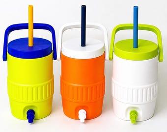 Mini Cooler Can Koozie | Retro 12oz Drink Holder | 12oz Water Cooler Can Holder | Retro Beverage Sleeve |