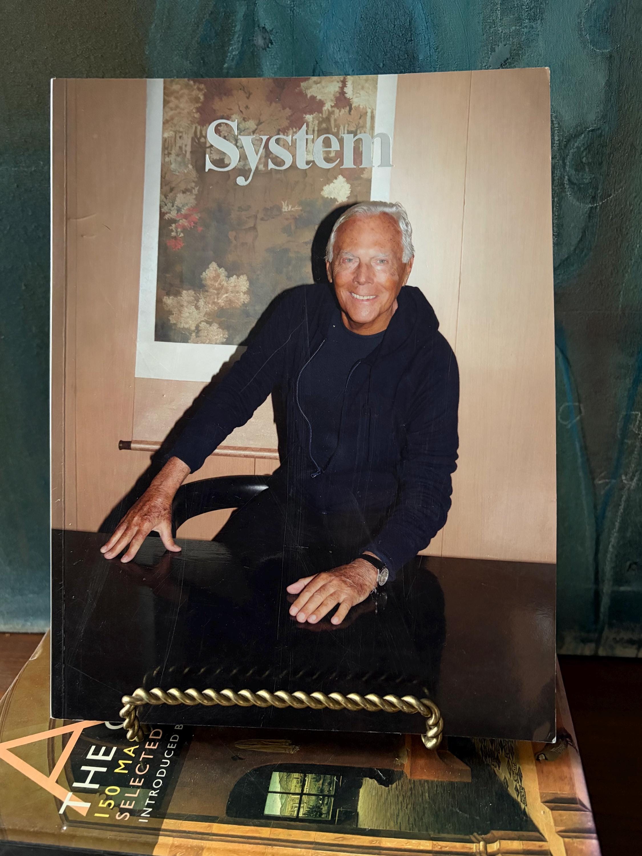 Armani Magazine - Etsy