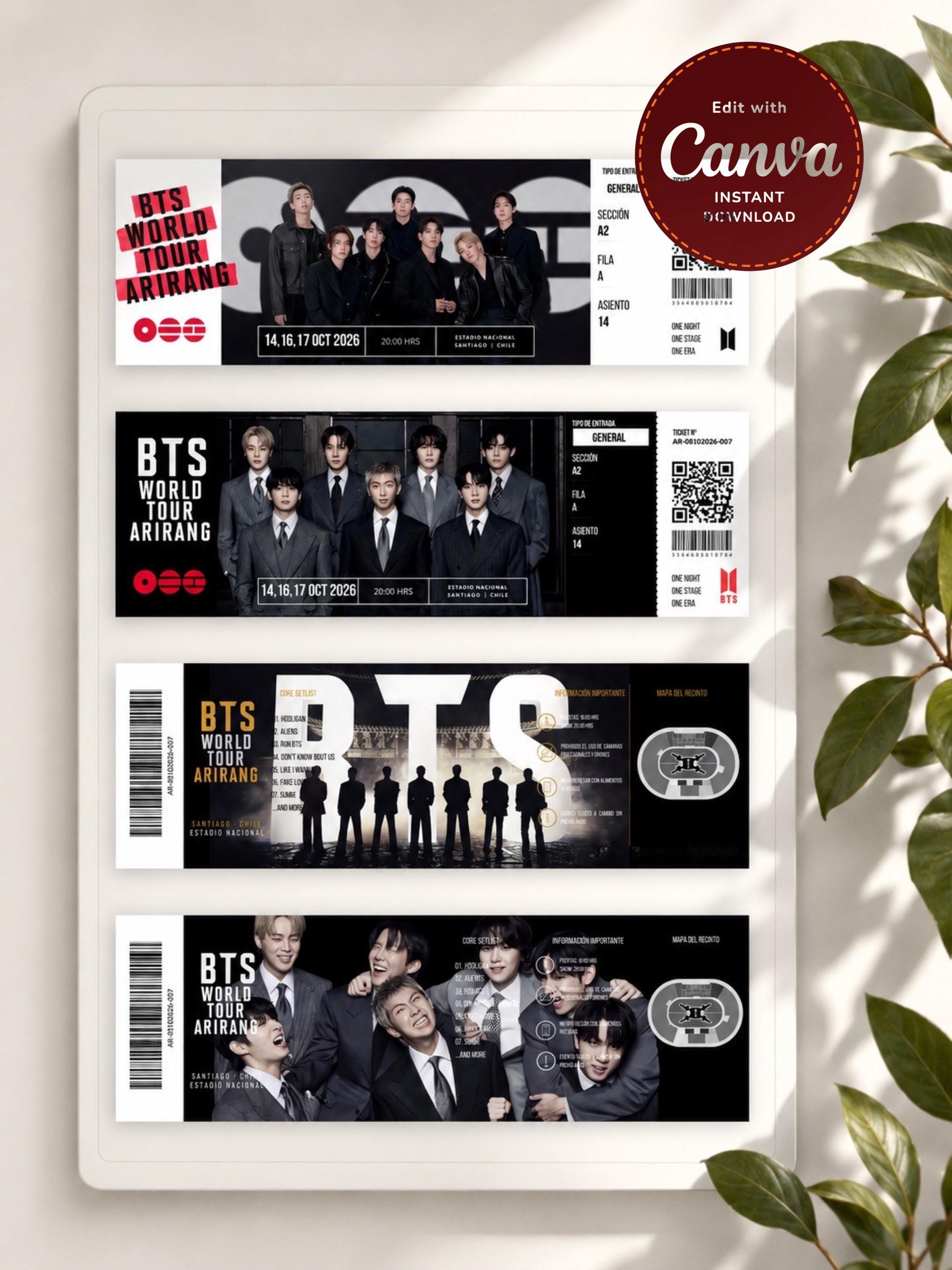 Bts ticket - Etsy 日本
