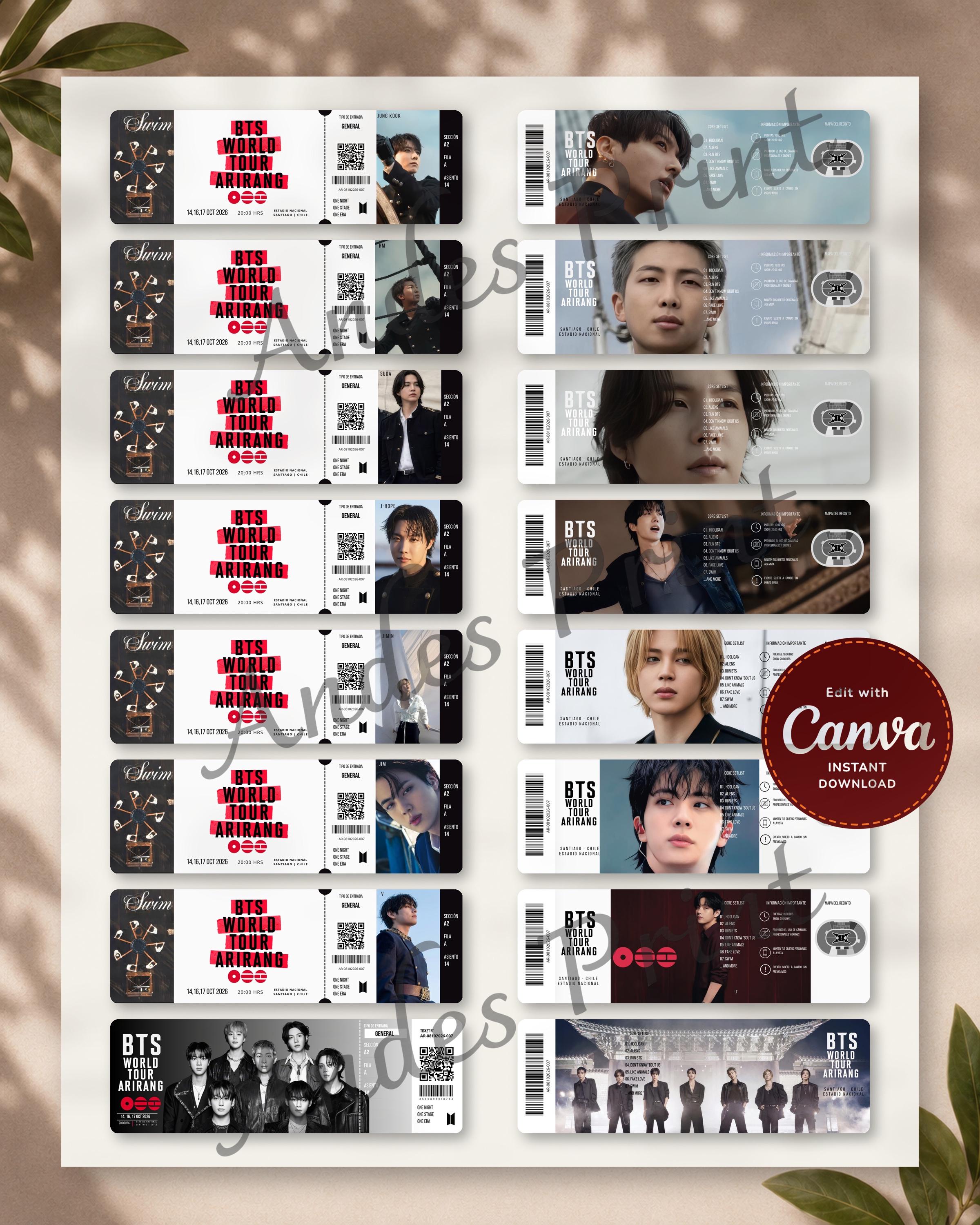 Bts ticket - Etsy 日本