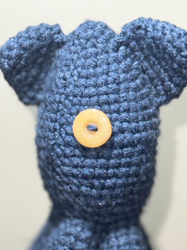 Medium Sized Handmade Crochet Coraline-Inspired Squid Doll, Amigurumi Collectible Doll image 11