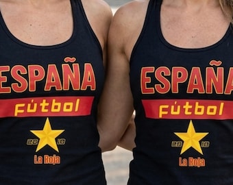 España Fútbol La Roja Tank Top | Vintage Spain 2010 World Cup Fan Apparel