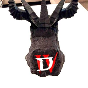 Soporte para mando de Diablo 4 / Decoración para juegos D4 / Soporte para mando impreso en 3D / Regalo para gamers imagen 2
