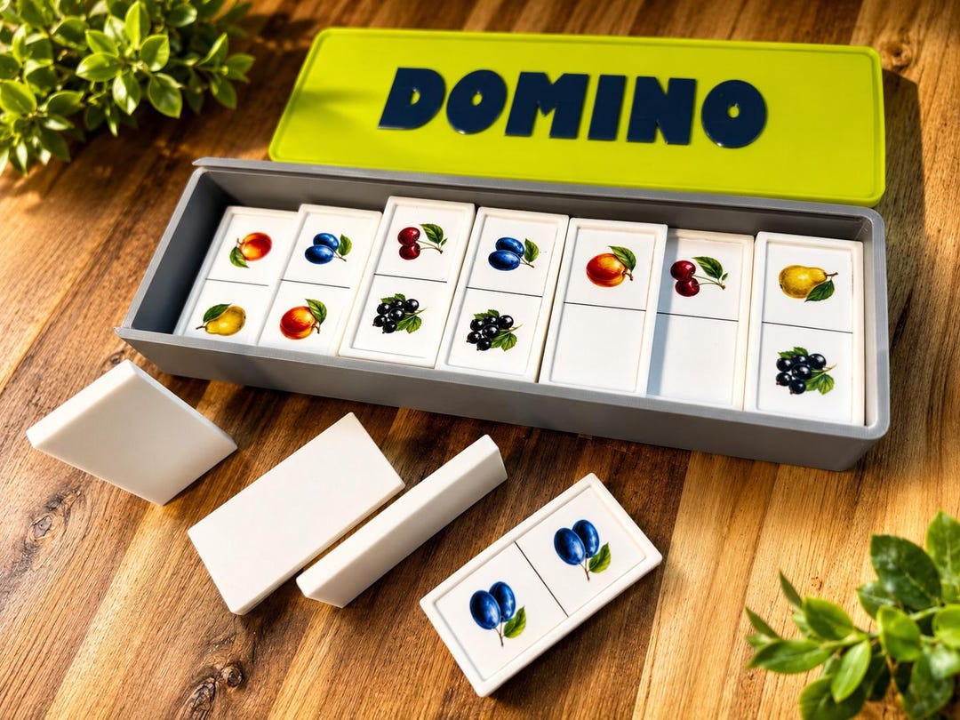 Fruit Matching Domino Set - Etsy