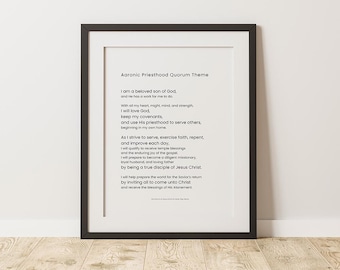 LDS Aaronic Priesthood Quorum Theme