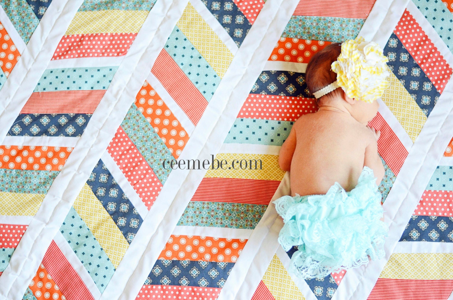Herringbone Quilt Tutorial & Pattern - Etsy
