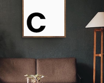 Letter C - Alphabet Poster