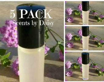 5 Pack Deal - Fragrance Perfume Cologne Roll On Oils - 10 ml Bottles - You Choose 5 Scents