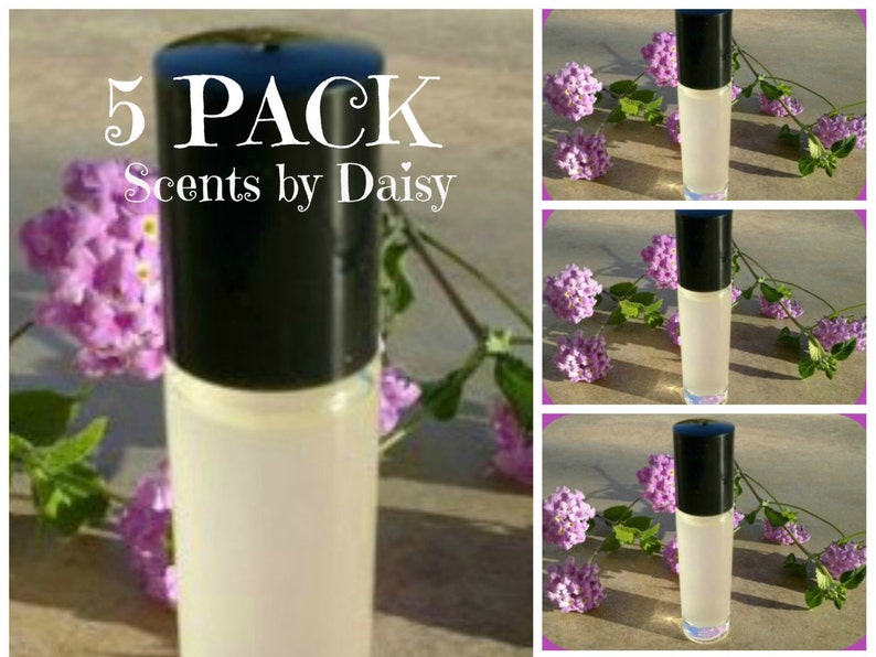 5 Pack Deal Fragrance Perfume Cologne Roll On Oils 10 ml Bottles You Choose 5 Scents image 1