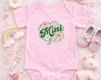 Mini Shamrock Bodysuit | Infant Baby Rib Bodysuit