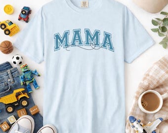 Comfort Colors Mama Shirt, Vintage Style Graphic Tee