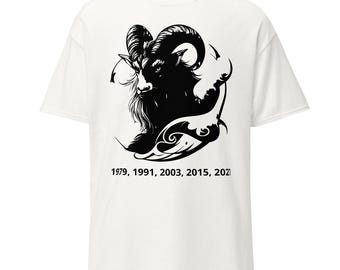 Camiseta de Cabra del Zodiaco Chino – Camiseta del Zodiaco Lunar, 1967, 1979, 1991, 2003, 2015 y 2027