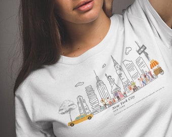 New York City Shirt, New Yorker Shirt, NYC Shirt, New York T-shirt, New York Shirt, East Coast Shirt, New York Lover Gift, Nyc Women Shirt