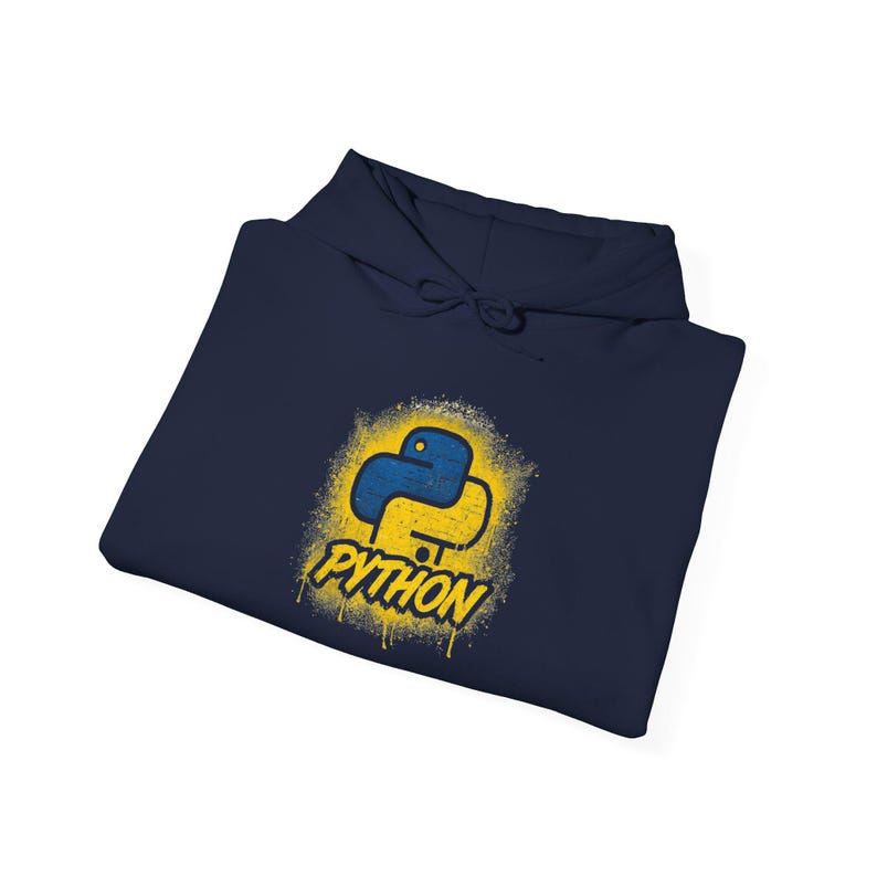 Python Logo Hoodie | Programming Script Developer Sweatshirt image 17
