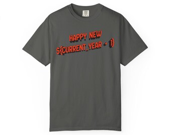 新年おめでとう current_year + 1 Tシャツ | 新年グラフィックTシャツ