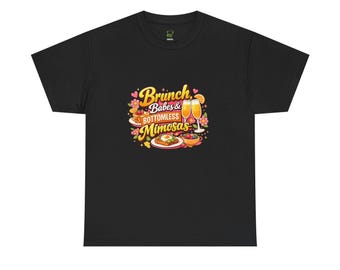 Brunch Babes & Bottomless Mimosas T-Shirt | Brunch Graphic Tee