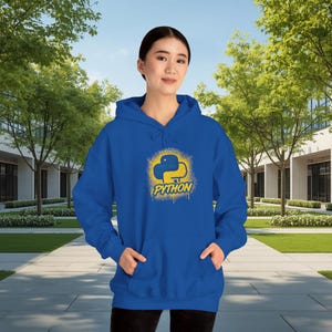 Python ロゴ パーカー | プログラミング スクリプト開発者 スウェットシャツ