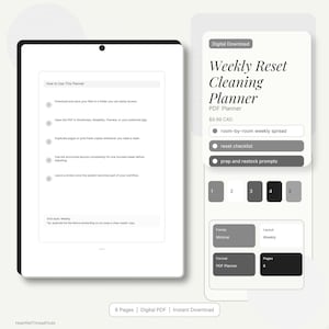 Planificador de limpieza semanal