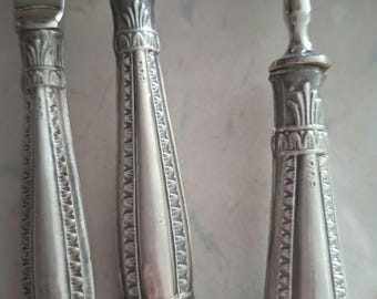 Zestaw sztućców ze srebra próby 800