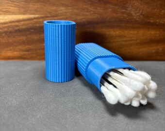 3-D printed Q-tip travel case