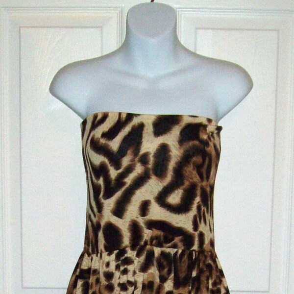 Leopard Print Mesh Romper
