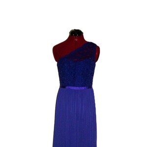 lace purple prom dress Sylvia Lilac Mermaid Scoop Lace Prom Dress with Lace-up Open back Sky Blue / 14 main image 1