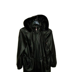 経典 Vintage Leather Hood Coat - Etsy ジャケット・アウター