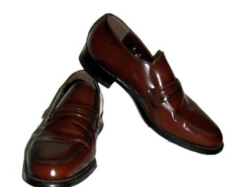 Vintage Brown Leather Saddle Oxfords by G.H. Bass Co Men s Size 10 D Only 11 USD Etsy