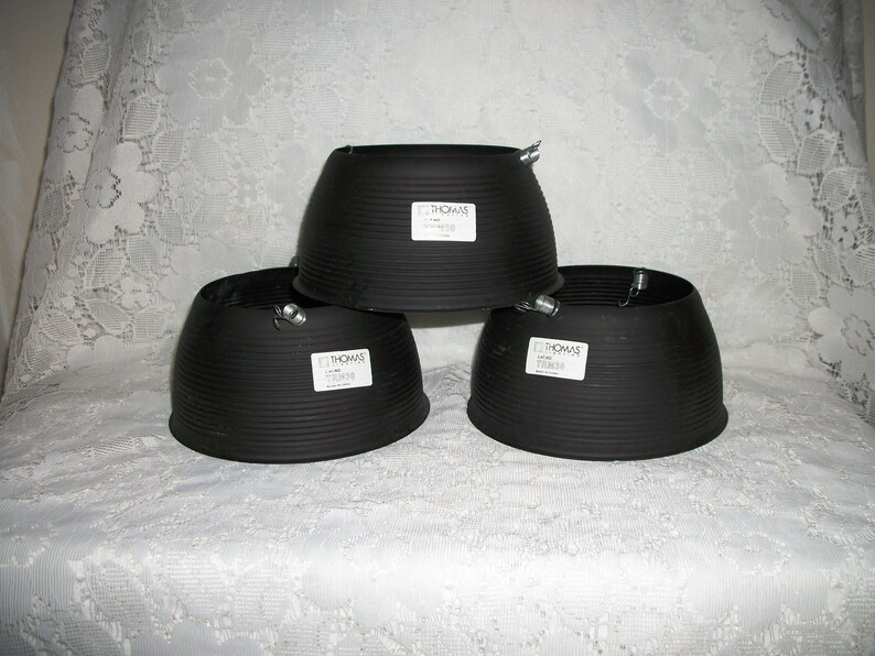 24 CENT SAlE Vintage Thomas Lighting TRM30 6 Stepped Baffle Trim for Recessed Lighting Flat Black get ALL 3 for 10 Bucks on SAlE 24 CENTS image 5